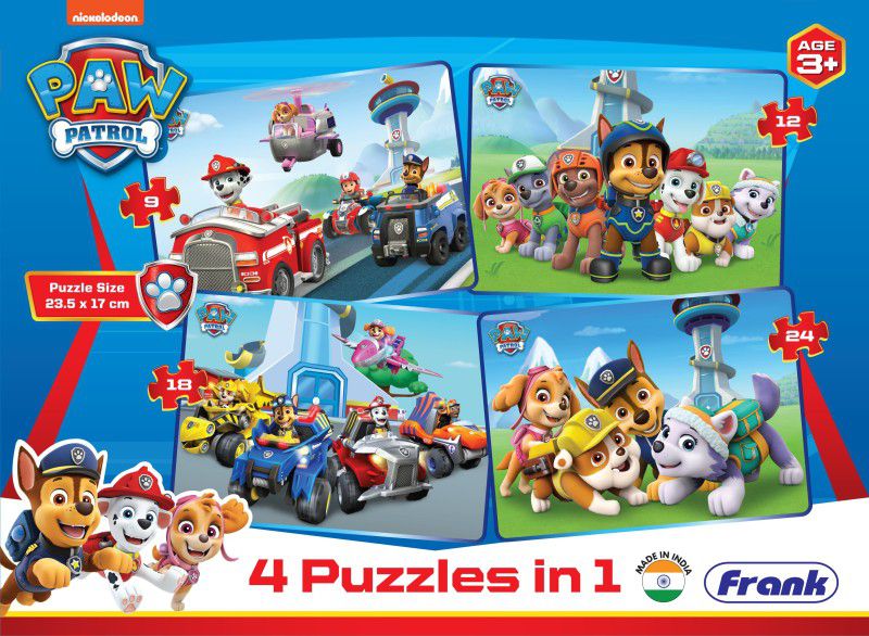Frank Paw Patrol - 4 in 1  (63 Pieces)