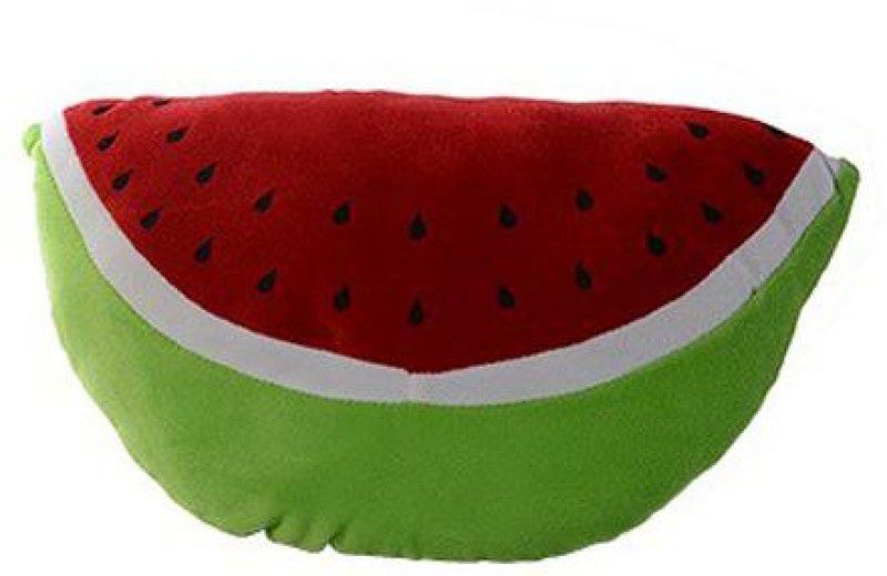 Dimpy Stuff Watermelon Fruit Cushion - 33 cm  (Red)