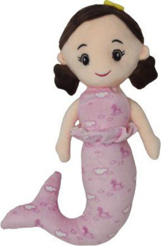 Lil'ted Super Cute Mermaid Doll Pink Soft Plush Doll for Girls - 48 cm  (Light Pink)