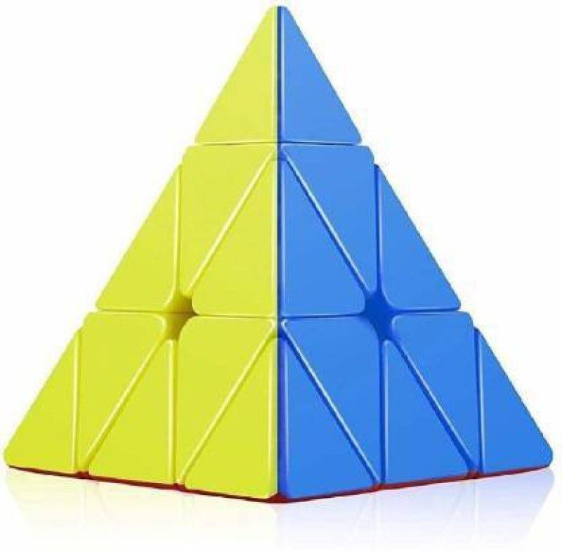 WHITE POPCORN High Speed Pyramid Triangle Puzzle Cube (27 Pieces)  (1 Pieces)