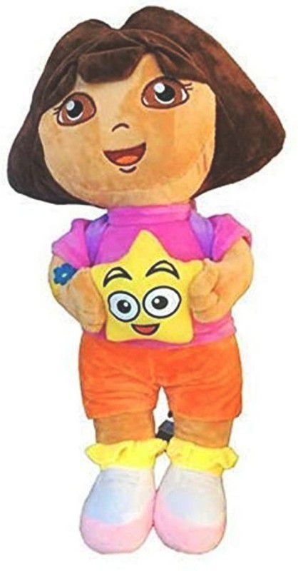 Divyanshi Enterprises Soft toy Dora doll premium quality - 34 cm  (Multicolor)