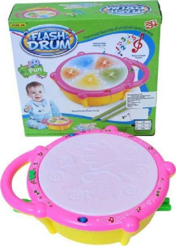 GD TOYS GALLERY D0003 FLASH DRUM For Kids  (Multicolor)