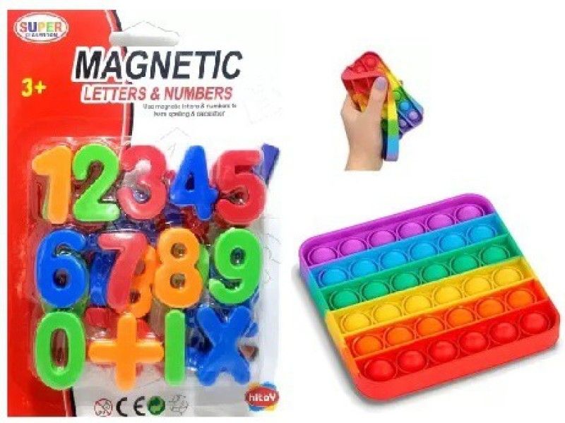Vedy Learning Alphabets,MAGNETIC 123 NUMERICALS & LEARNING TOY  (Multicolor)