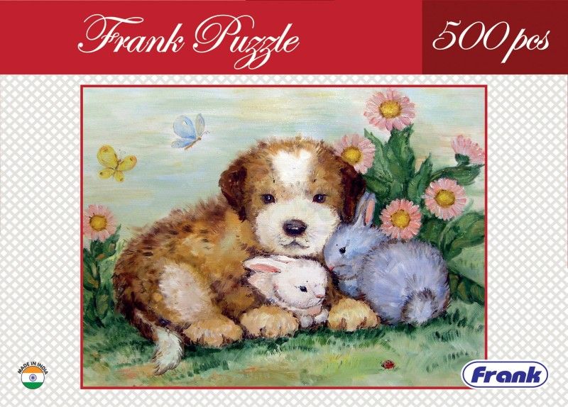 Frank Puppy and Rabbits  (500 Pieces)