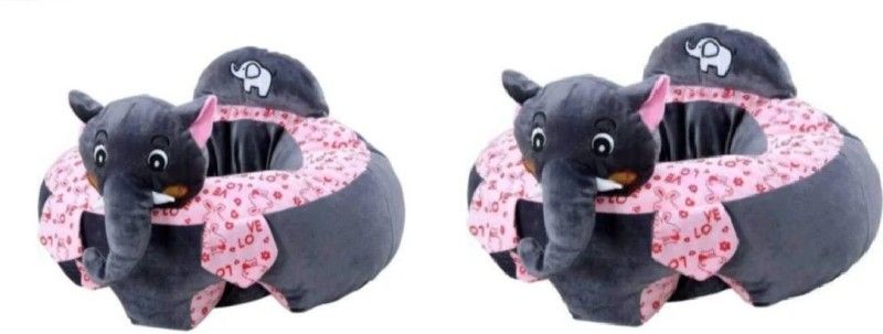 P I SOFT TOYS SPECIAL COMBO baby seating elephant combo - 46 mm  (Multicolor)