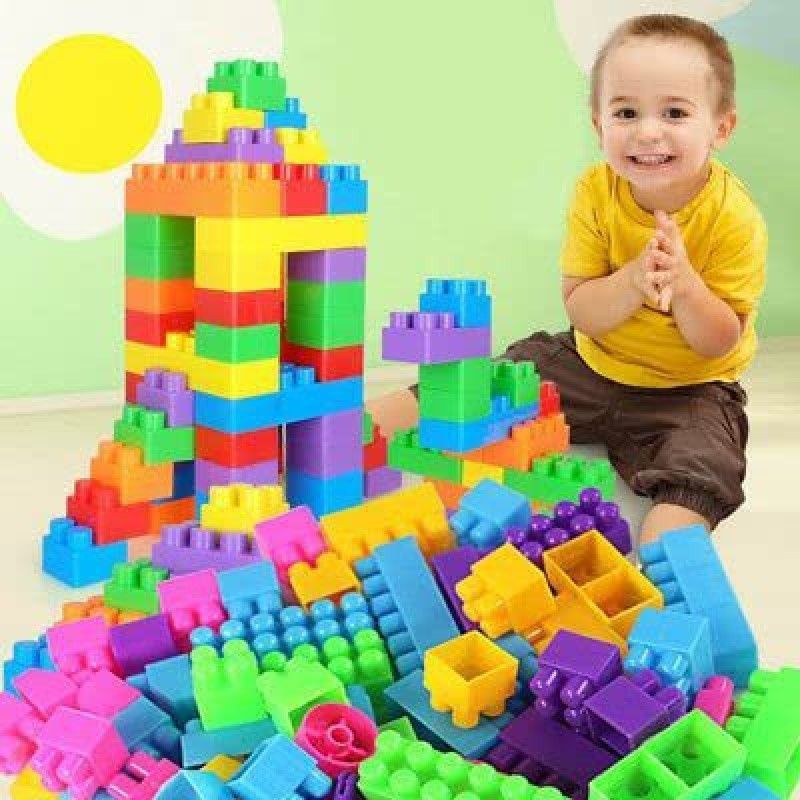 GREEN WAY High Quality building blocks DIY construction toy & PUZZLES GAME FOR KIDS  (100 Pieces)