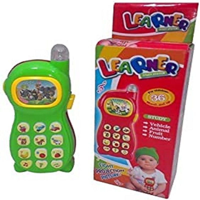 Skstore kid Smart Learner Mobile Phone Toy for Toddlers and Kids with Image Projection  (Multicolor)