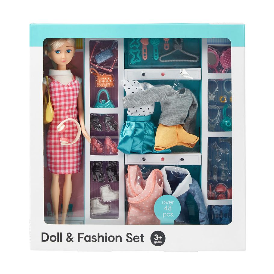 Doll & Fashion Set