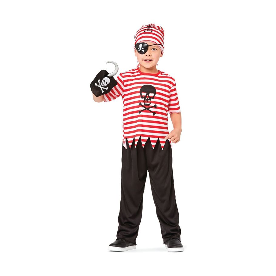 Pirate Costume - Ages 3-5