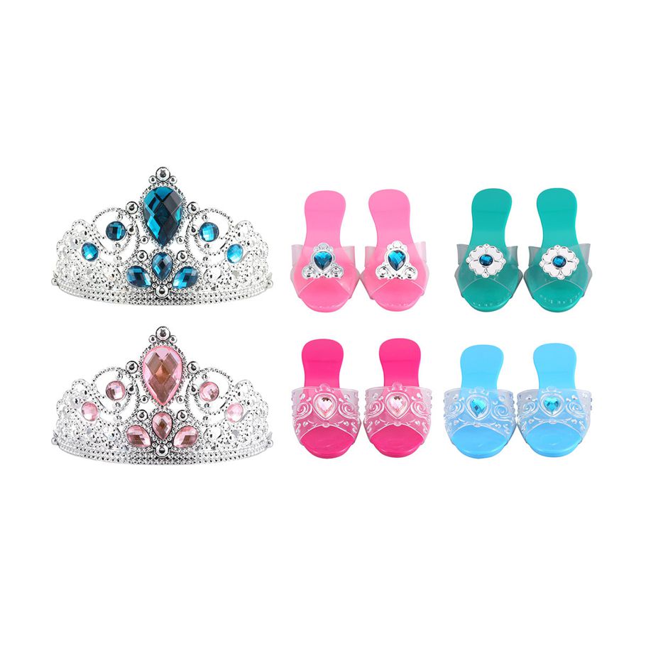 Princess Shoe and Tiara Set - Assorted