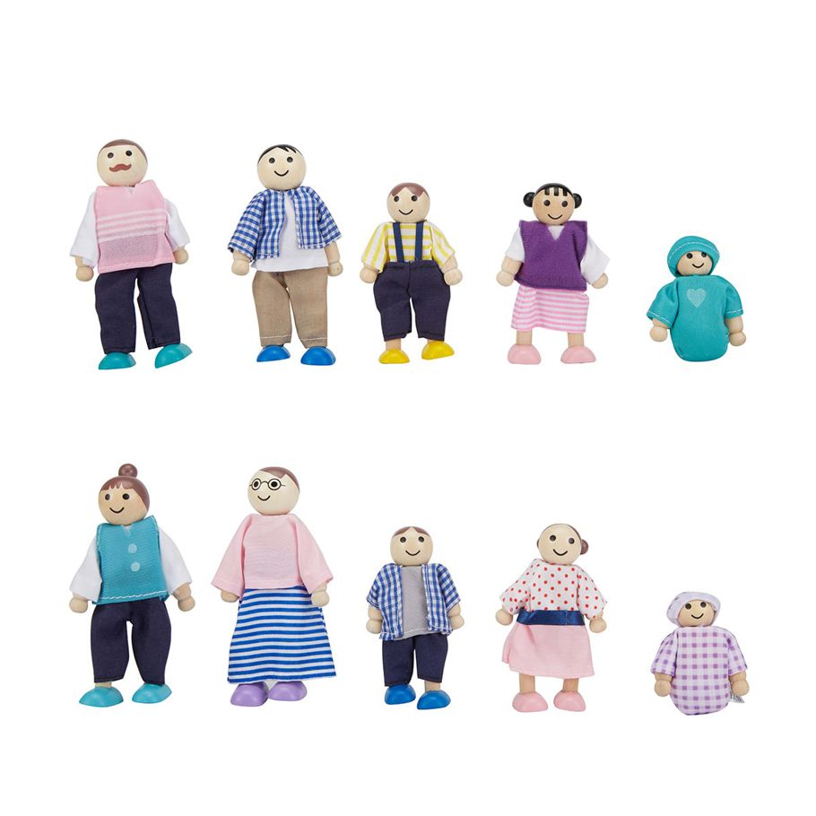 Wooden Family Set - Assorted