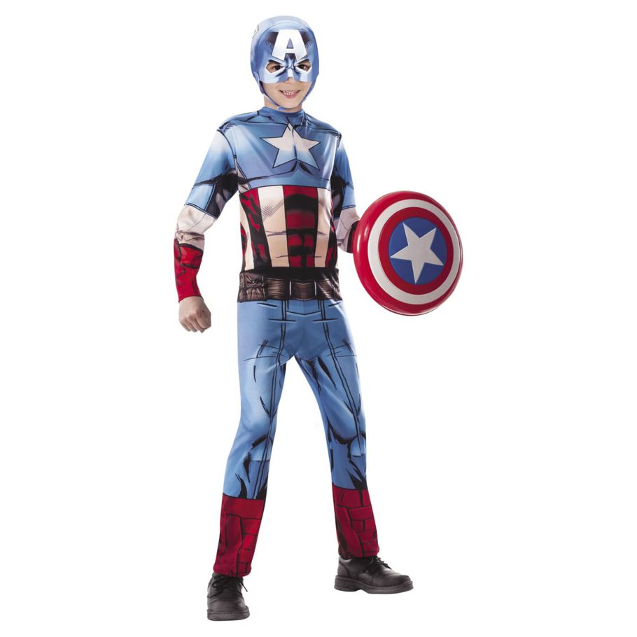 Avengers Captain America Costume - Ages 3-5