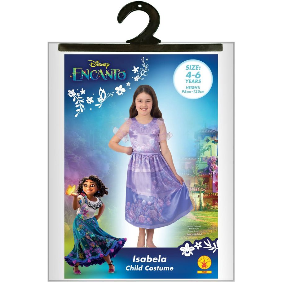 Disney Encanto Isabela Child Costume - Ages 4-6