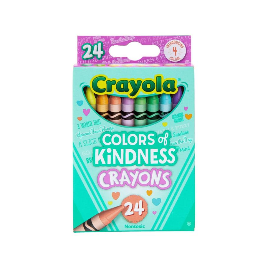 24 Pack Crayola Colors of Kindness Crayons