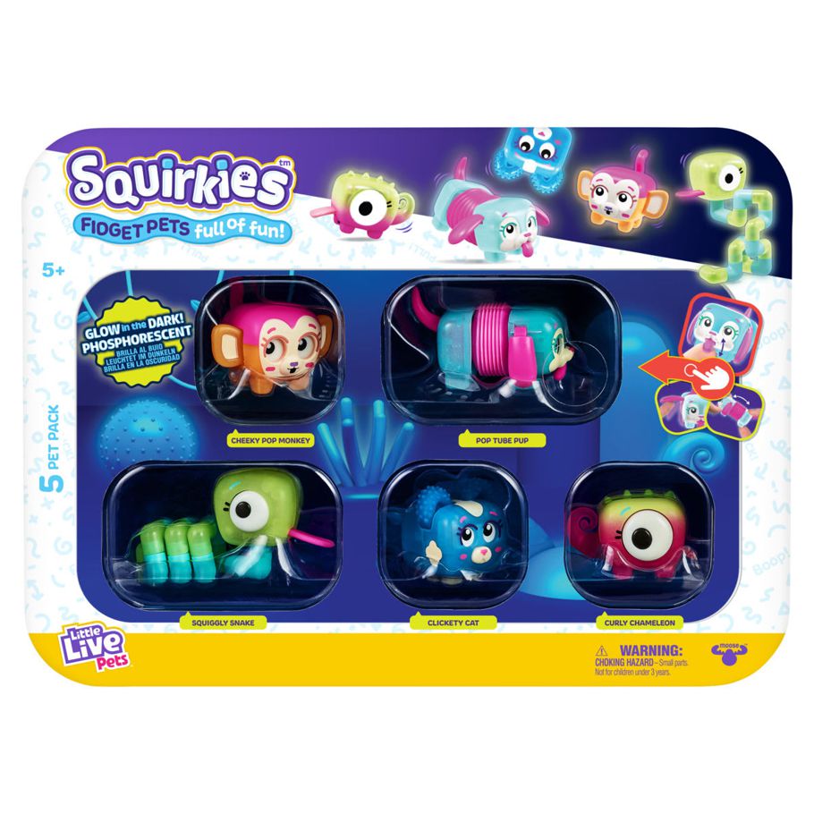 5 Pack Little Live Pets: Squirkies