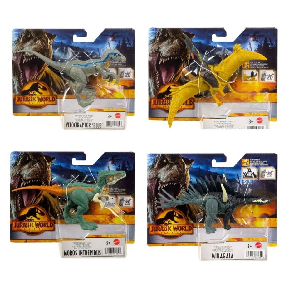 Jurassic World: Dominion Ferocious Pack - Assorted