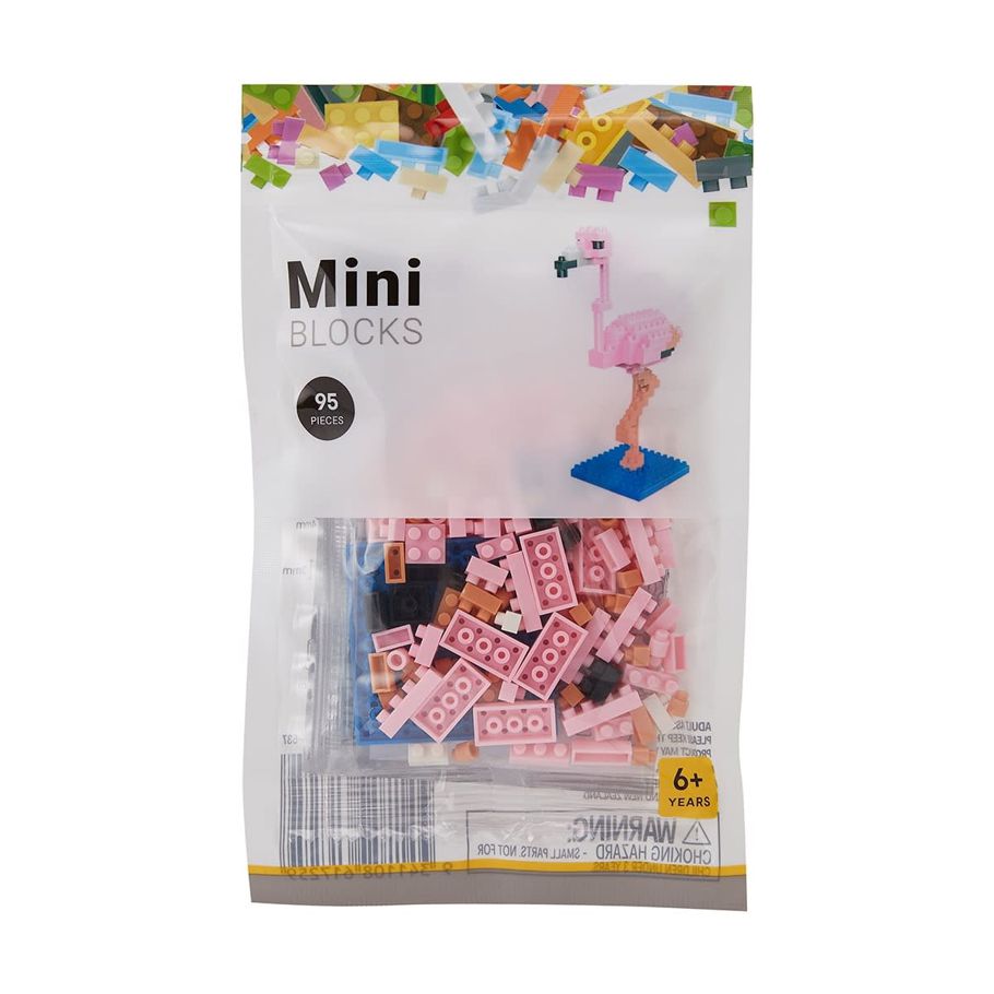 95 Piece Mini Blocks - Flamingo