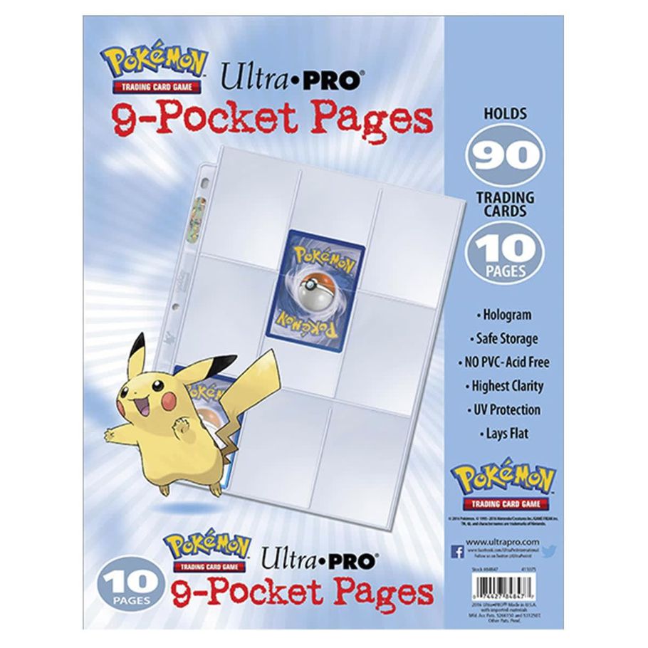 Pokemon TCG: Ultra Pro 9-Pocket Pages