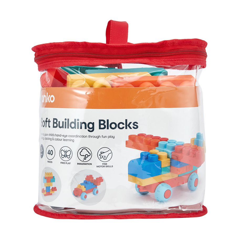 40 Piece Soft Building Blocks