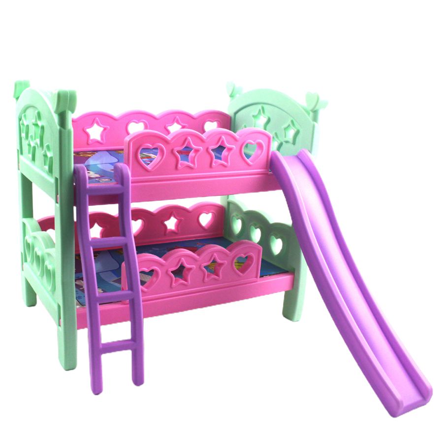 Pretend Play Toy Fun Children Doll House Pretend Toys Bed