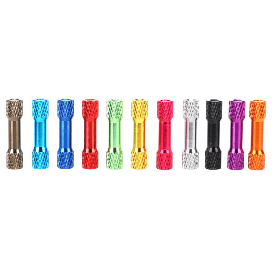 11 Colors M3x25mm Knurled Aluminum Standoff Column Spacer Pillar for RC Multicopter