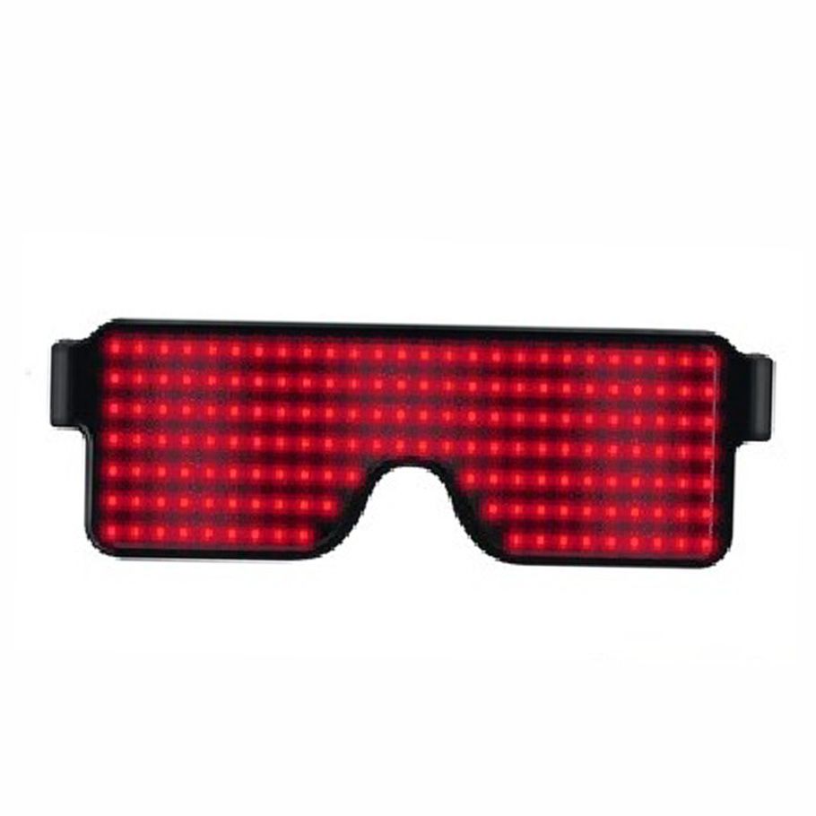 Electronic Eyeglasses with Luminous LED Light Birthday Party Carnival Props