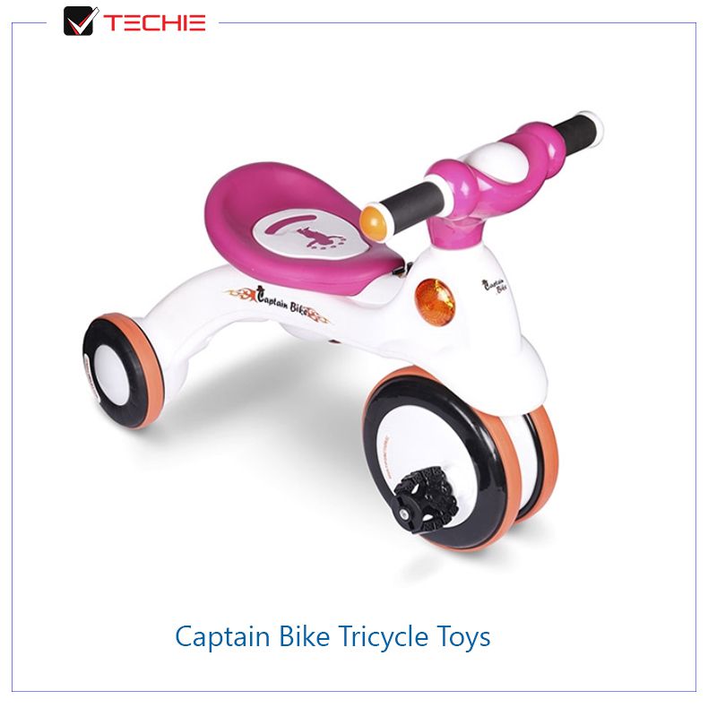 Captain Bike Tricycle With Light and Volume Button Music