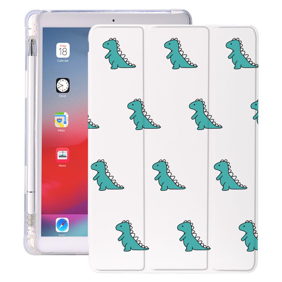 Dinosaur Cute Case For iPad Pro 11 Case 2020 Mini 5 4 Cover With Pencil Holder For iPad 10.2 7th 8th Funda iPad Air 4 Air 2 3