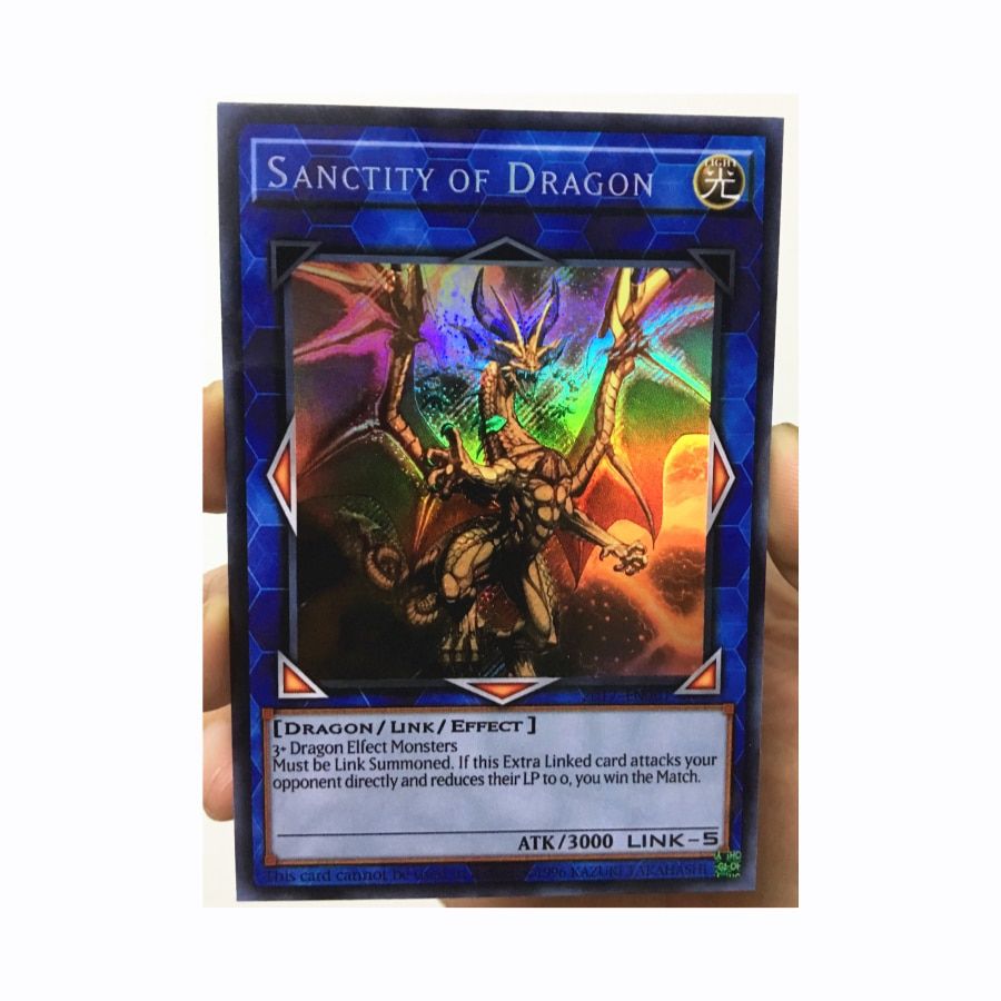 Yu Gi Oh Sanctity of Dragon 2017 Prize English DIY Toys Hobbies Hobby Collectibles Game Collection Anime Cards