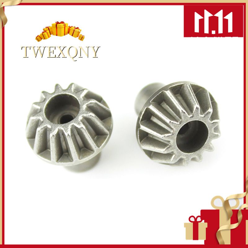 TWEXQNY-2PCS Metal 12T Gear Upgrade Accessories for Wltoys 144001 124019 124018 12428 12423 RC Car Spare Parts