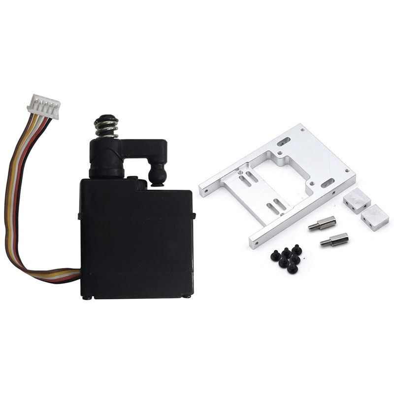 Steering Servo Warehouse Upgrade Fixed Mount Bracket for WPL B1 B14 & 5 Wires Servo Gear Spare Part for XLH 1/16 9130