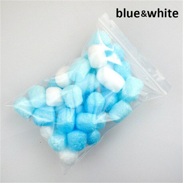 DIY Crystal Silkworm shell Plasticine Filler Fluffy Charms Slime Additives for Slices KidToy To Release Toy Pearl Clay forSlime