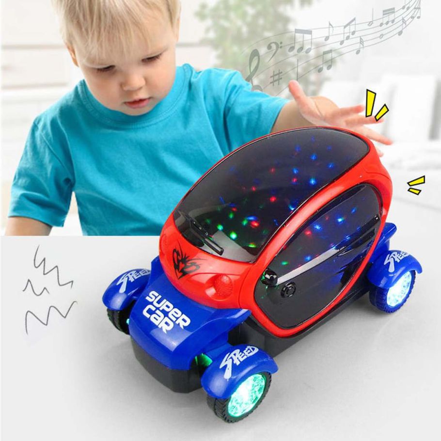 Kids 3D Car Battery Operated