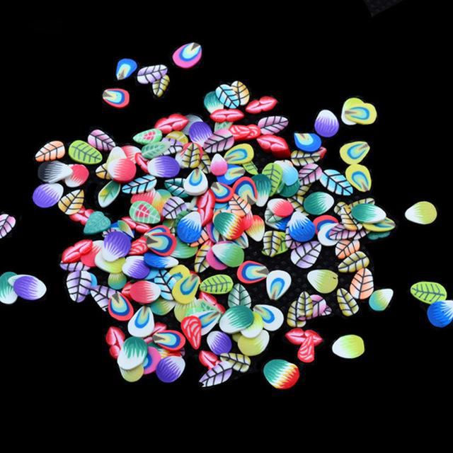 1000pcs Fruit Slices Filler For Nail Art Slime Fruit Addition For Lizun Diy Charm Slime Accessories Supplies Decoration Toy