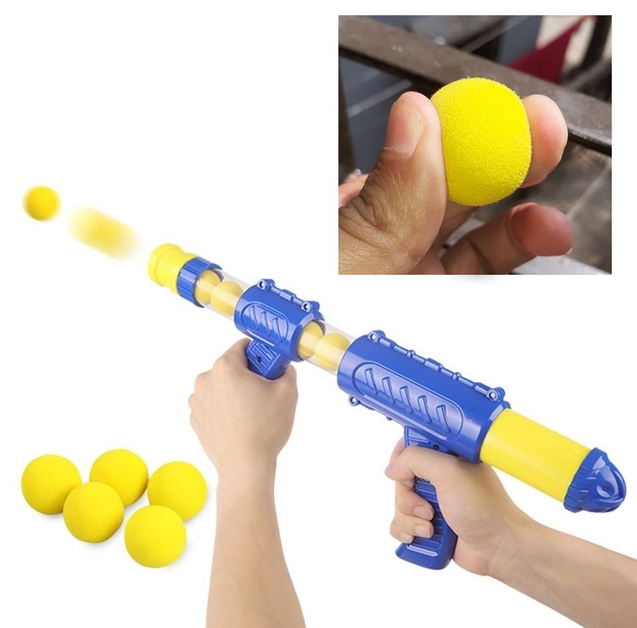 Pump Action Power Blaster  Shooting Soft Foam Ball Bonduk /  for Children including 20 pcs ball( no Car toy )