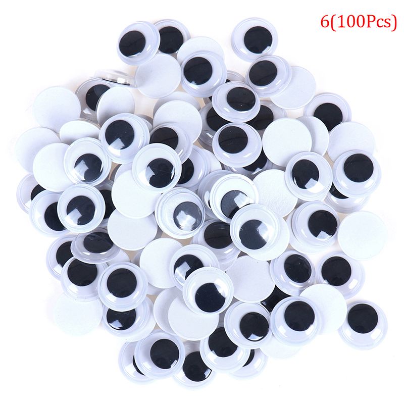 Self-adhesive mixed eyes for toys doll googly wiggly eyes diy accessories