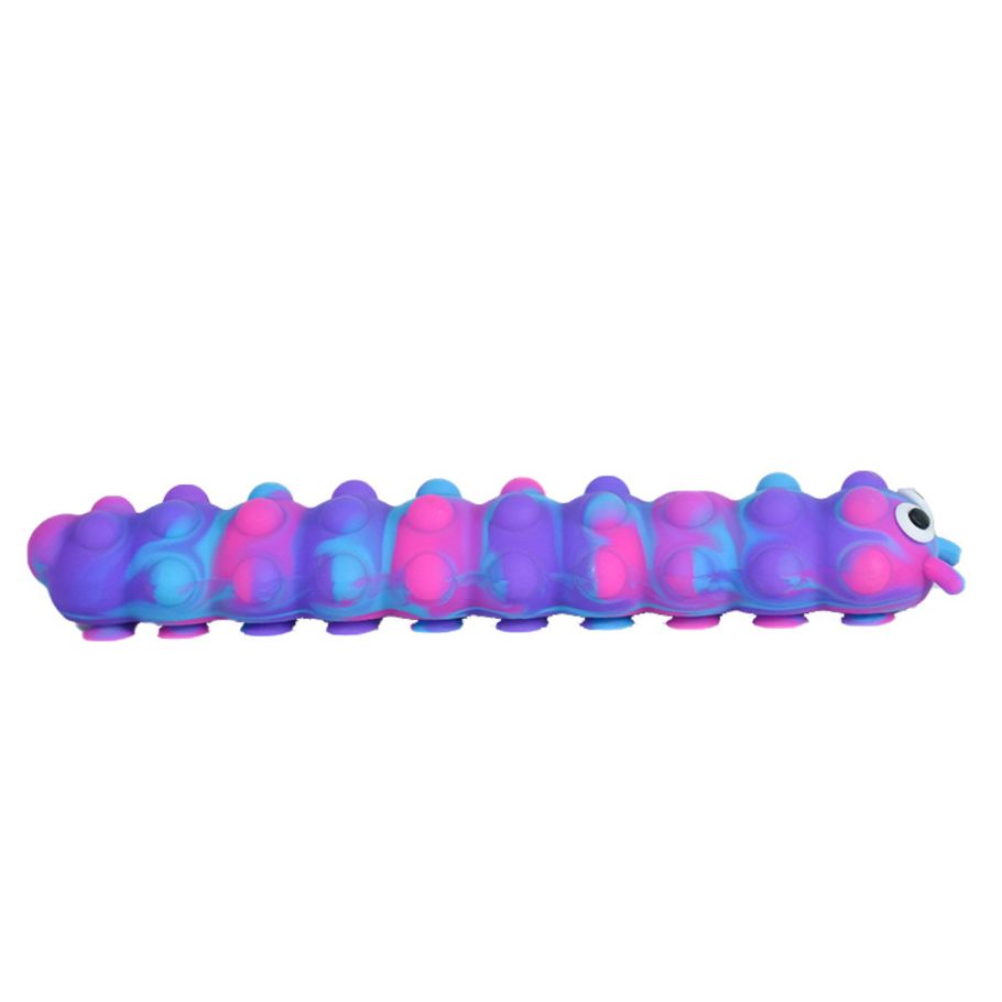 2022 baopin Finger force trainer caterpillar Decompression toy Unbreakable sucker vent toy Office decompression artifact with durability