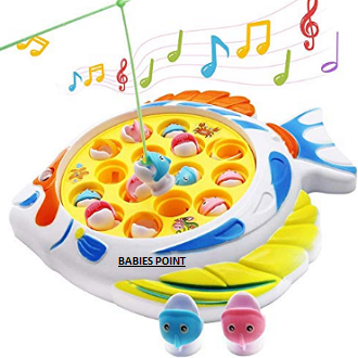 Fishing Toy/Fishing Board Game Toy for Kids/Fishing Fish Game(15 Fishes,2 Players)