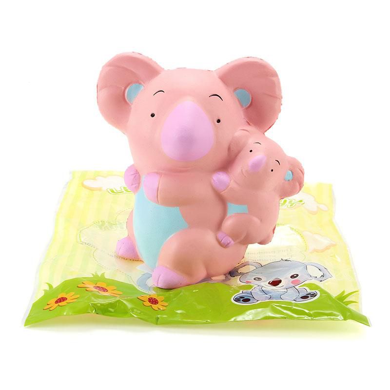 LeiLei Squishy Koala Mom Baby 10cm Slow Rising With Packaging Collection Gift Decor Soft Squeeze Toy