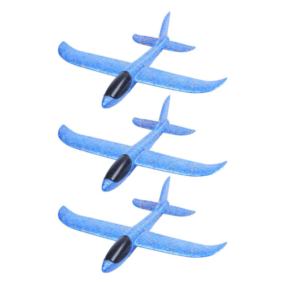 3Pcs EPP Foam Hand Throw Airplane Outdoor Launch Glider Plane Kids Gift Toy 34.5x32x7.8cm Interesting Toys