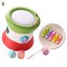 Babies Musical Instruments Hand Pat Round Drum Toddler Early Educational Toy