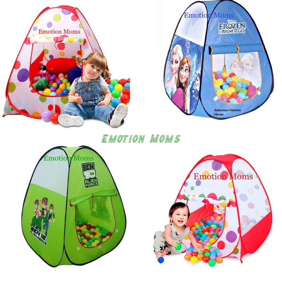 Exclusive Foldable Play Toy Tent for Kids baby Children & With 50 piece Ball.