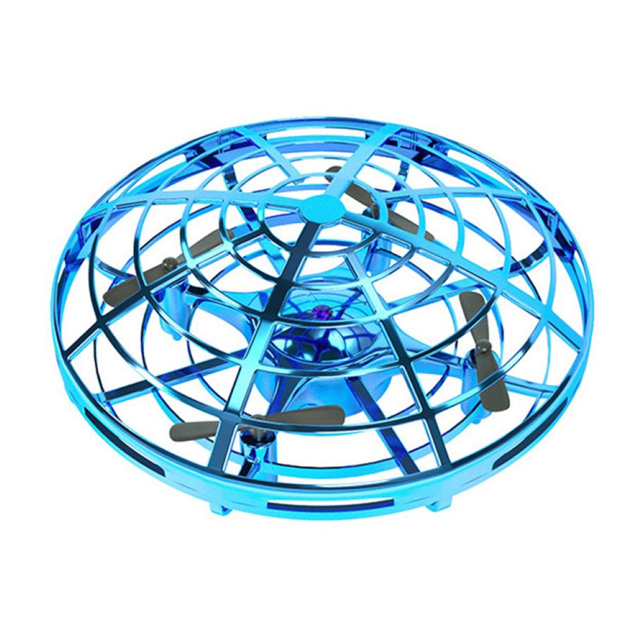 Children Kid 4 Axis Mini UFO LED Lighting Induction Hand Flying Aircraft Toy