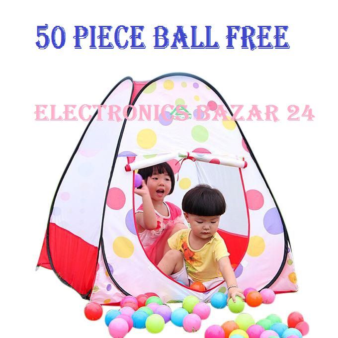 Tent Play House - White and Red