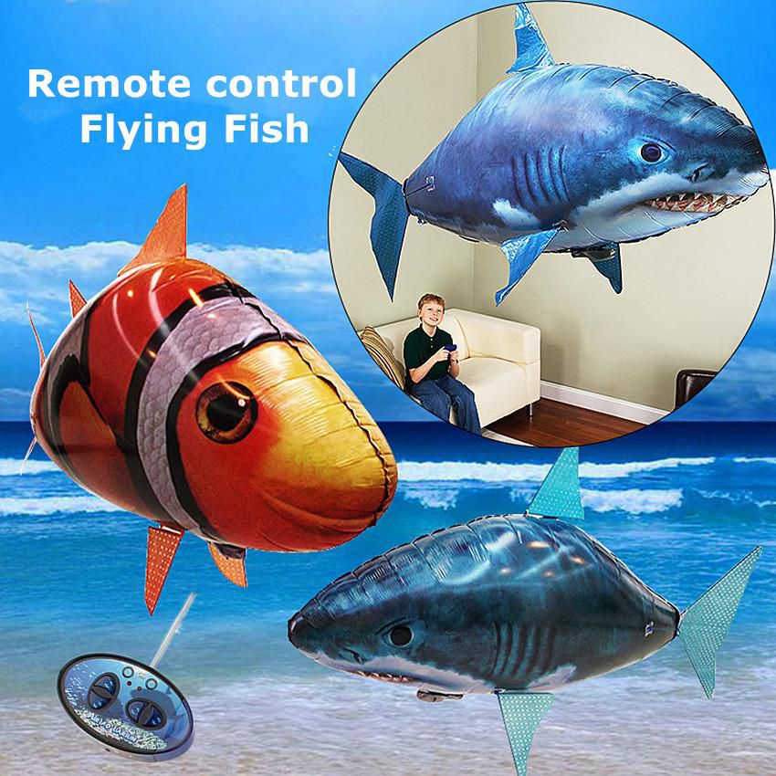 Remote Control RC Inflatable Balloon Flying shark Fish Balloon