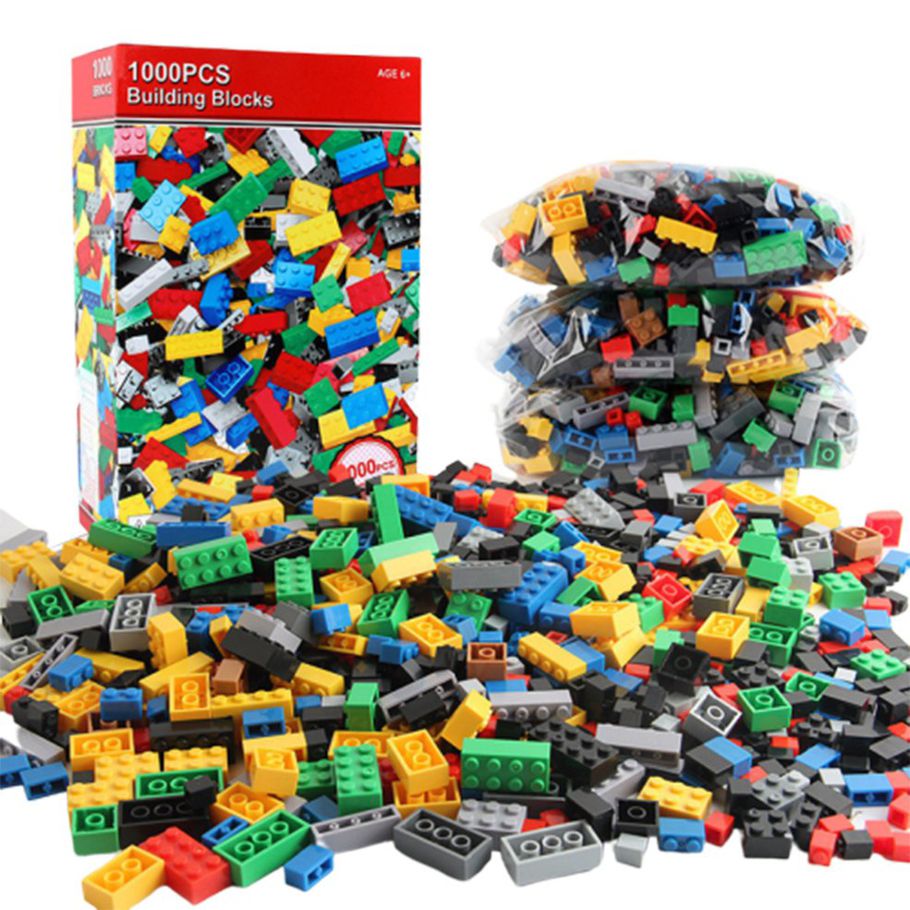 Diy Building Blocks Bulk Set City Creative Classic Technic Bricks Creator Toys-1000pcs
