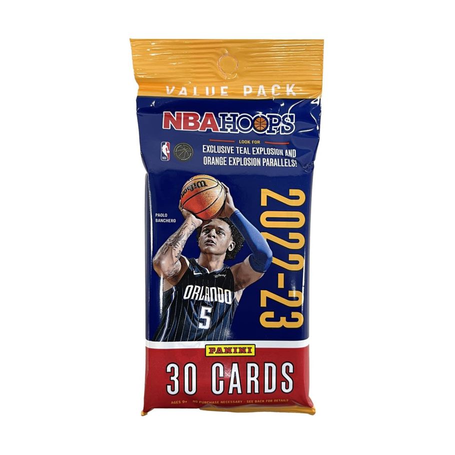 Panini 2022-2023 NBA Hoops Value Pack Trading Card Game