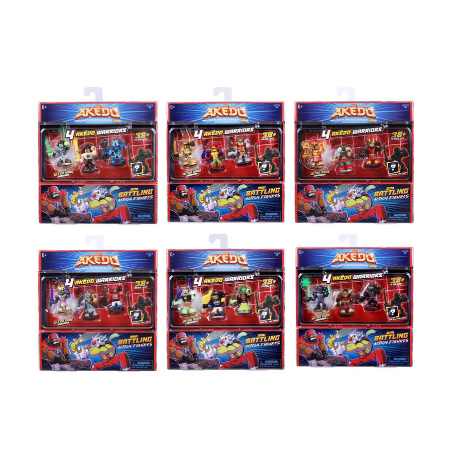 Akedo S1 Ultimate Arcade Warriors Warrior Collector Pack - Assorted