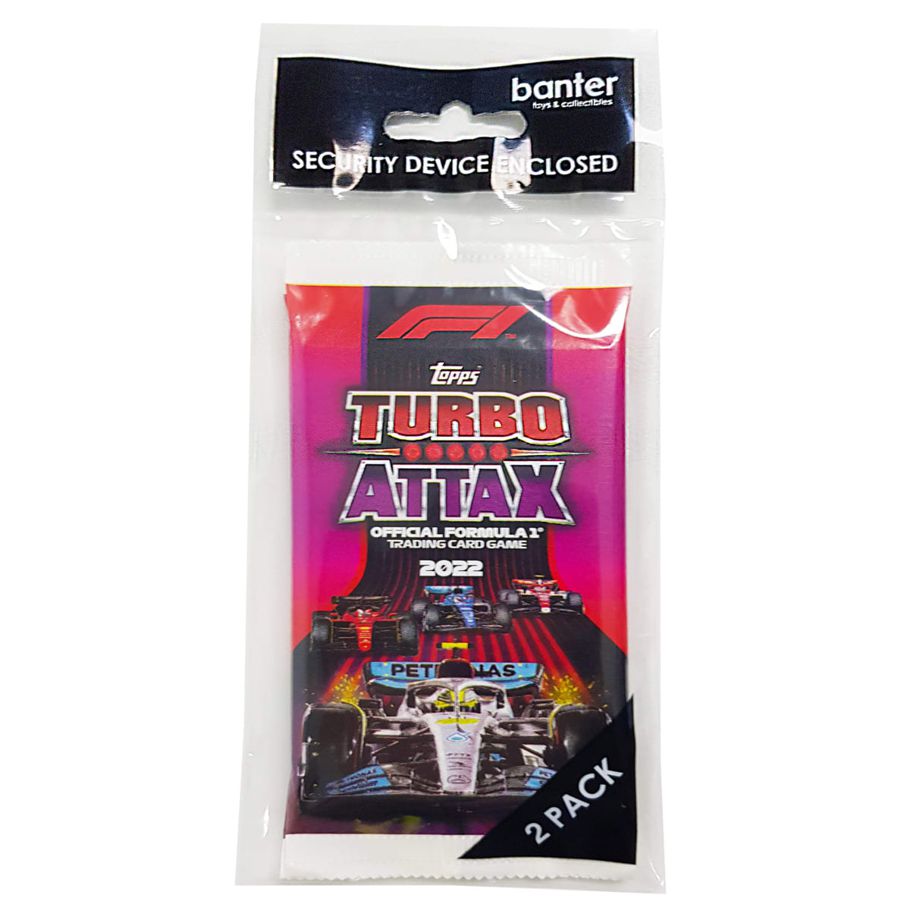 2 Pack Topps Turbo Attax Official Formula 1 2022 Trading Card Game