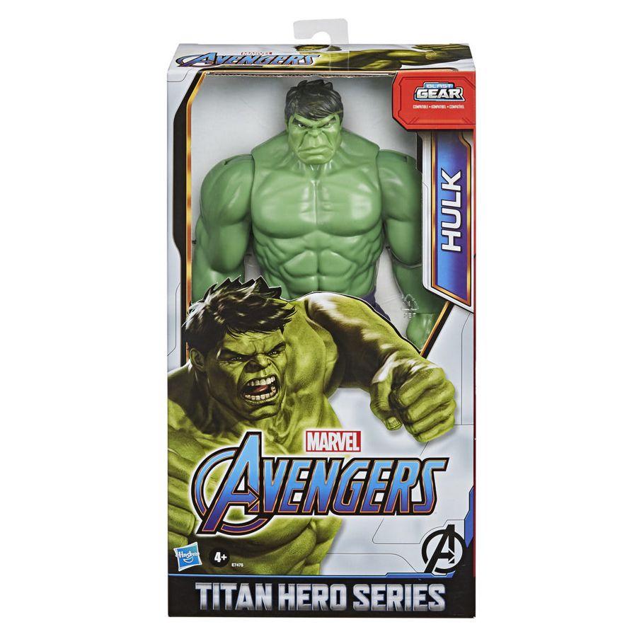 Marvel Avengers Titan Hero Series Blast Gear Deluxe Hulk 12 inch Toy Action Figure